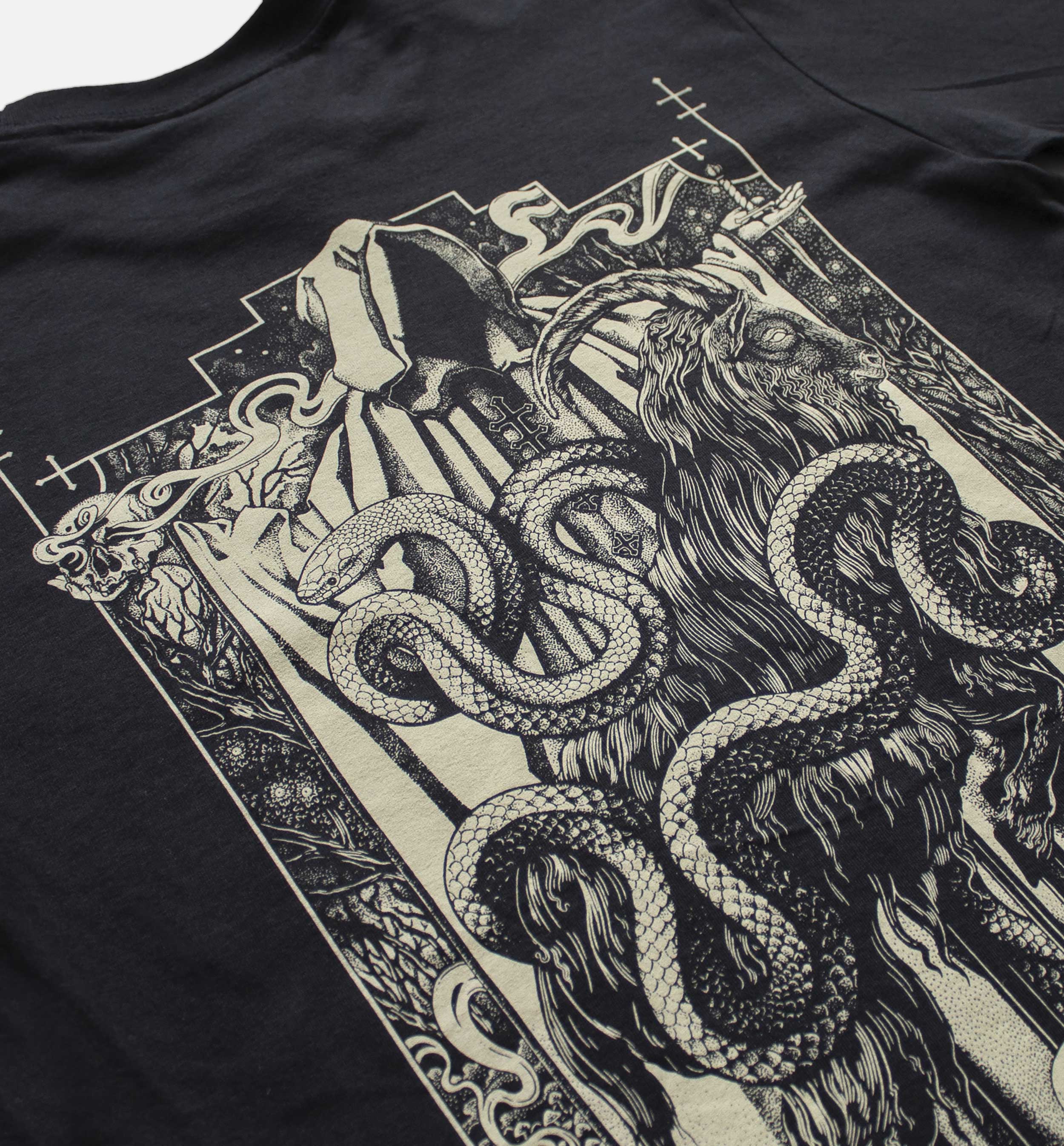 I Am The Clay Back Print T-shirt (BW/B) - Image 4