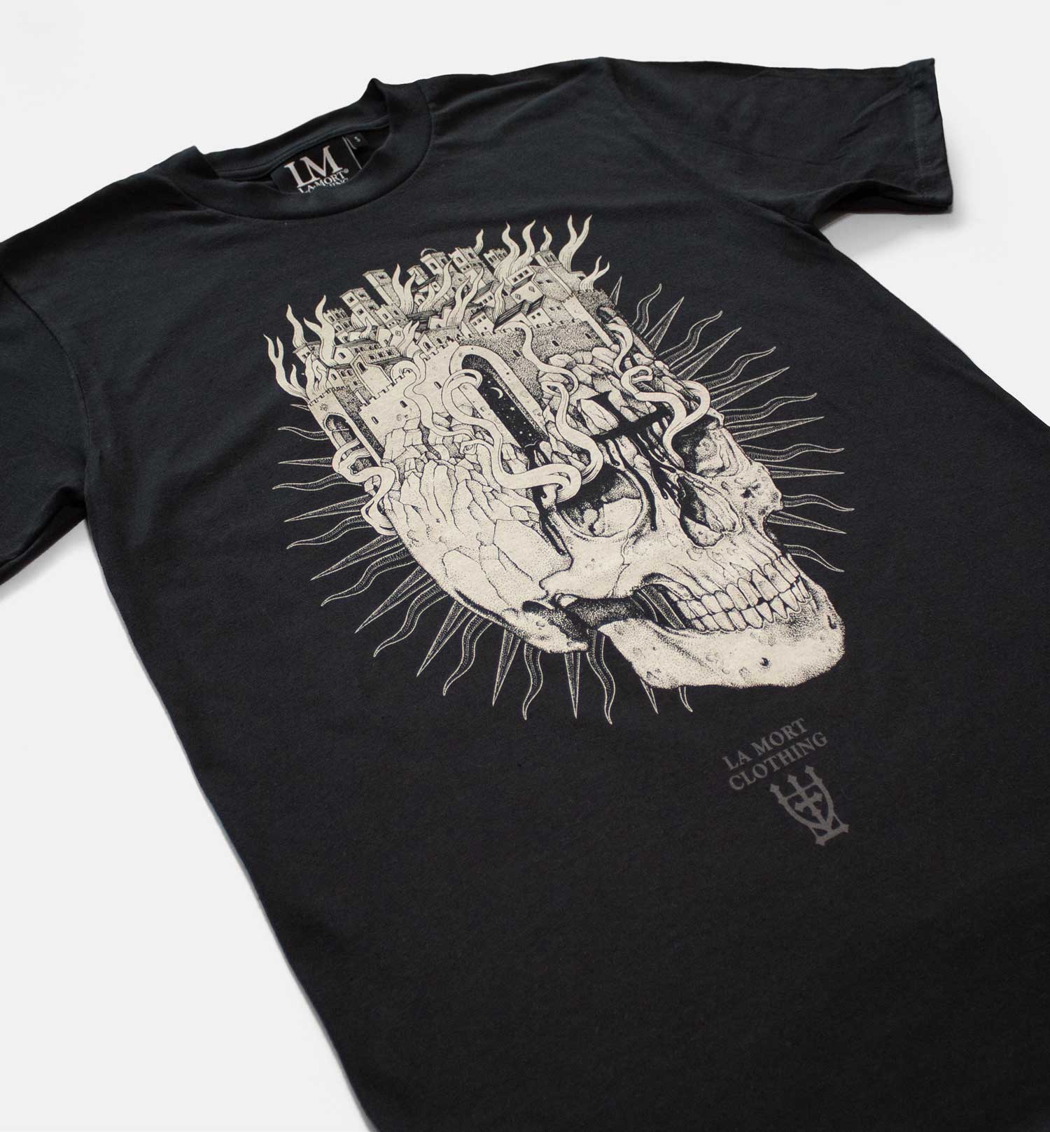 Icon City T-shirt (BW/B) - Image 3