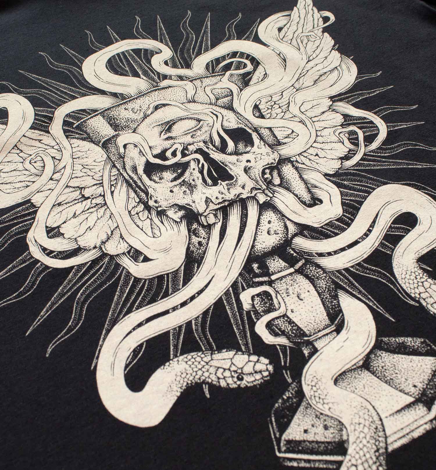 Icon Chalice T-shirt (BW/B) - Image 3