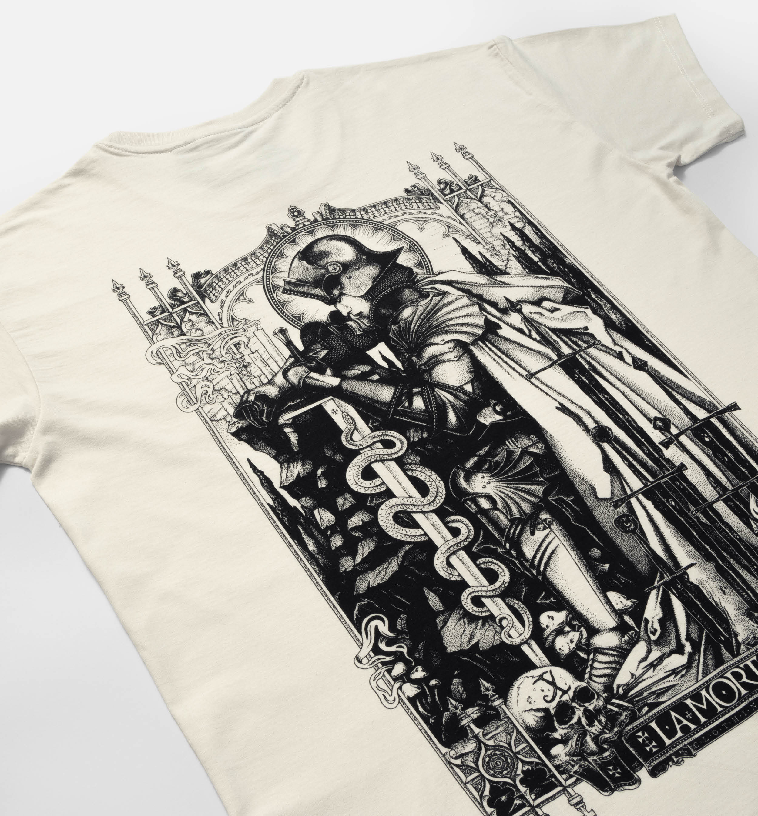 The Beguiling Back Print T-shirt (B/P) - Image 3