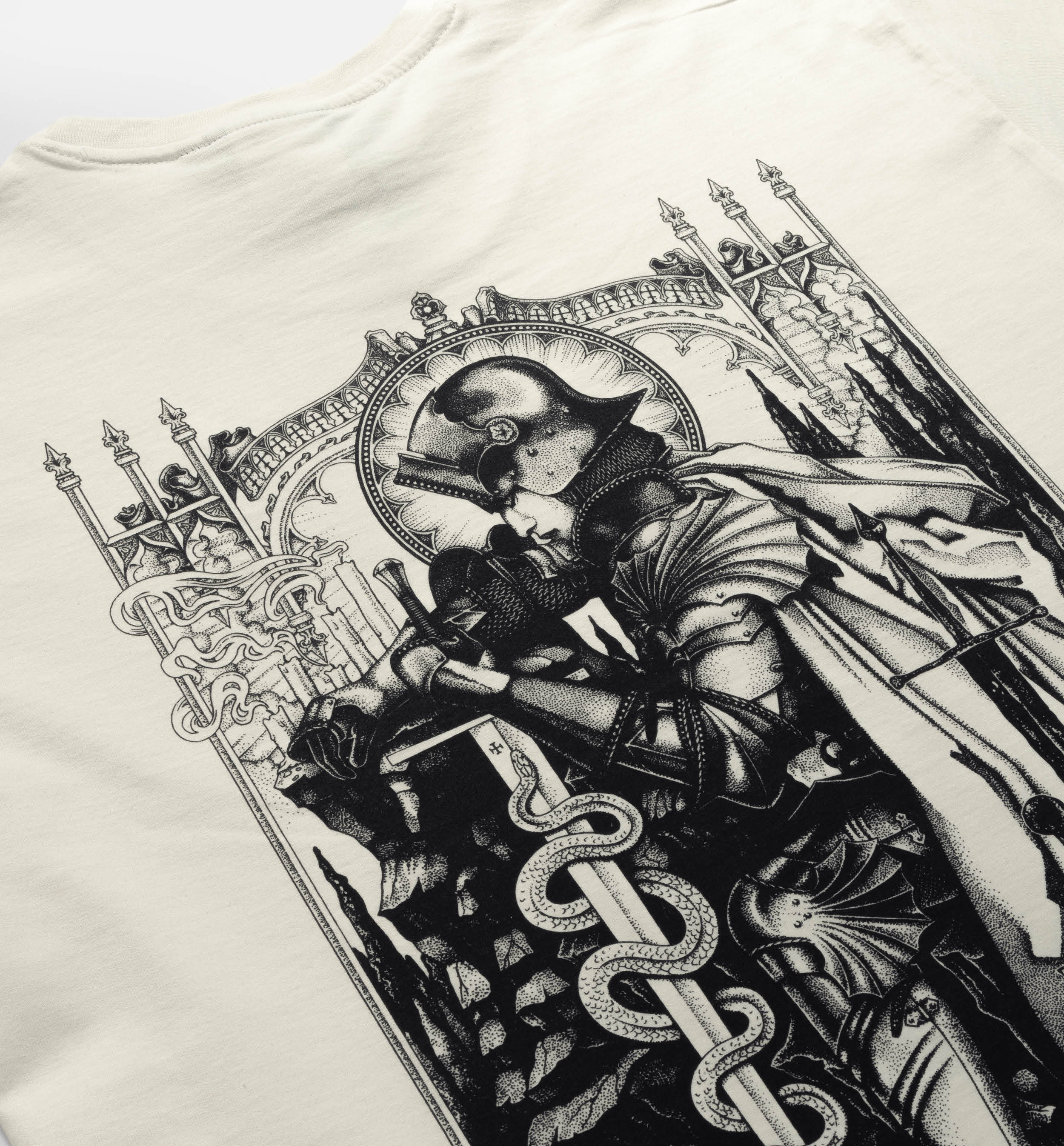 The Beguiling Back Print T-shirt (B/P) - Image 4