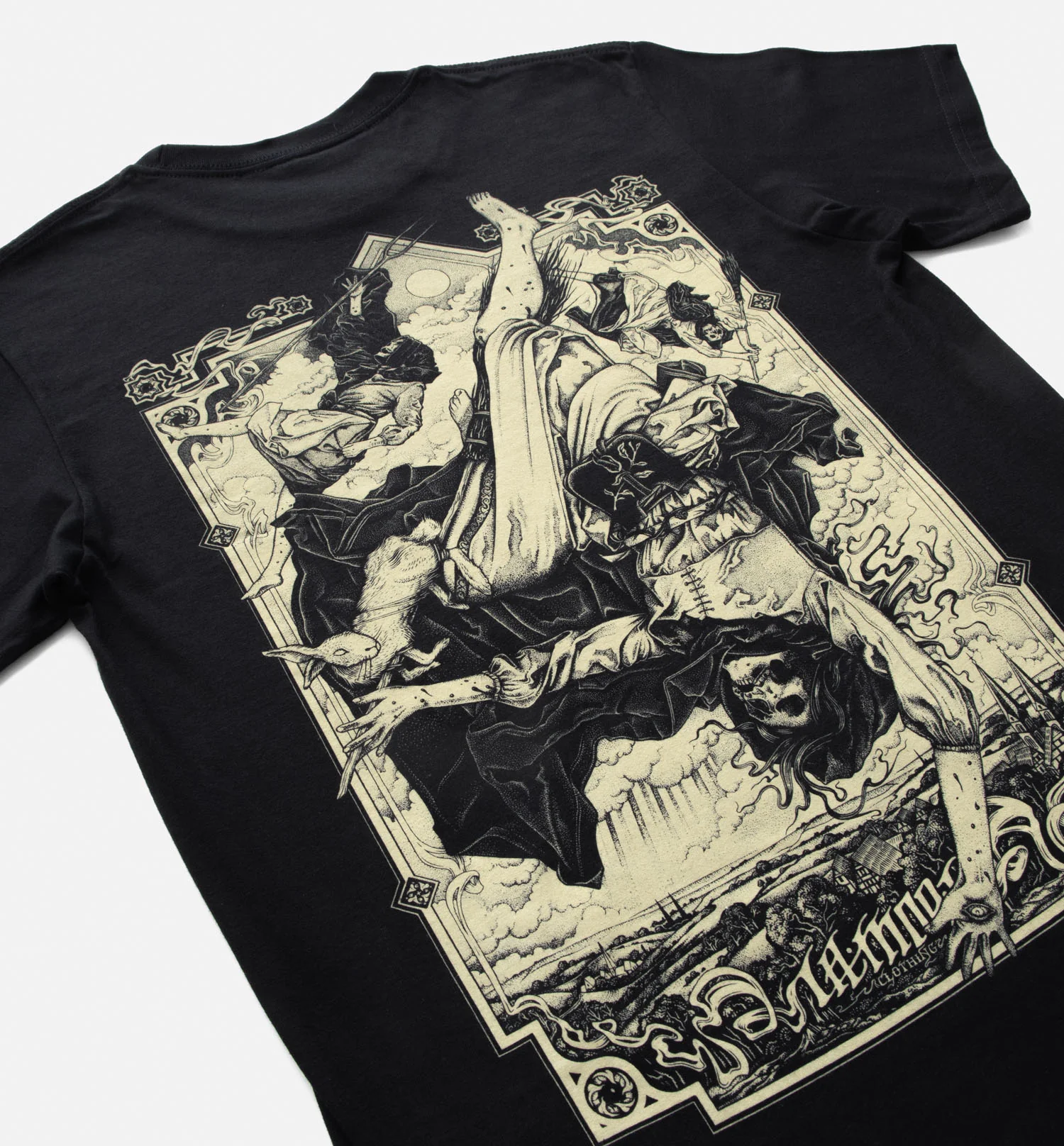 The Falling Sickness Back Print T-shirt (BW/B) - Image 3