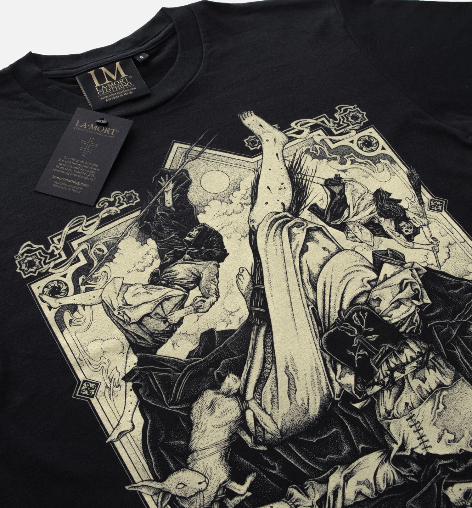 The Falling Sickness T-shirt (BW/B) - Image 3