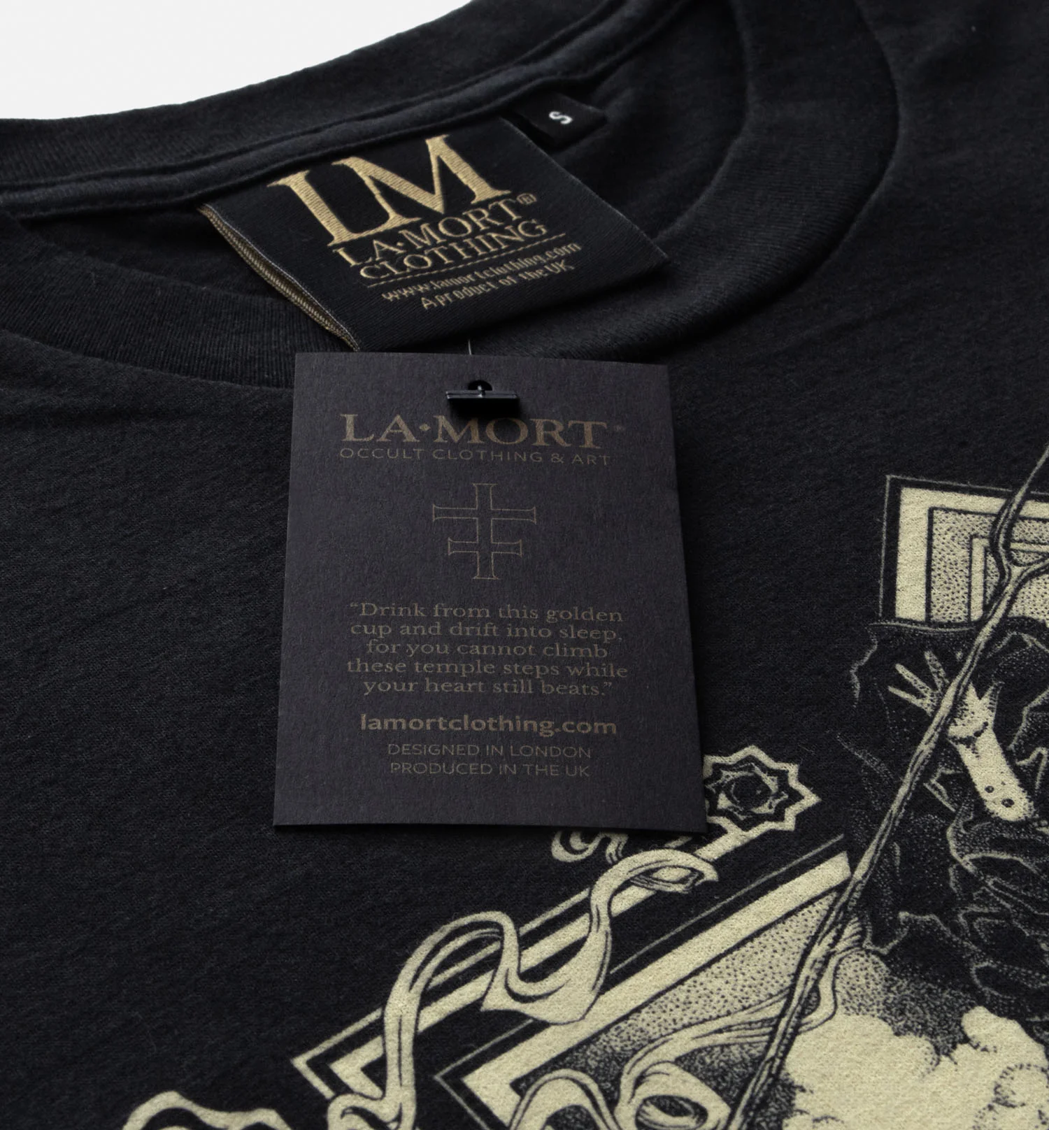 The Falling Sickness T-shirt (BW/B) - Image 4